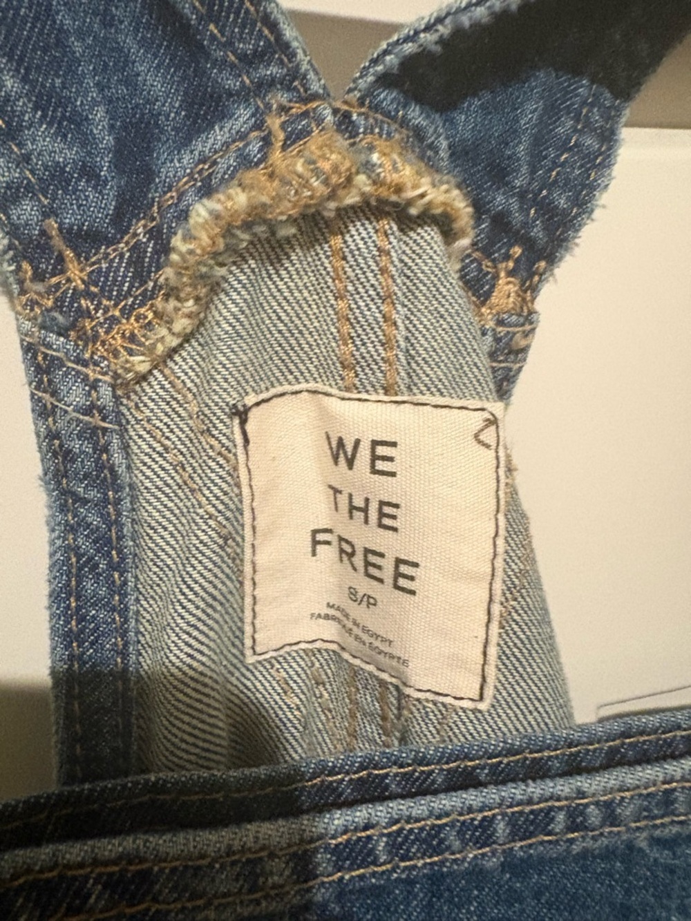 Free People We The Free Rambler Shortalls Small Color: Free Spirit NWT - Picture 7 of 7